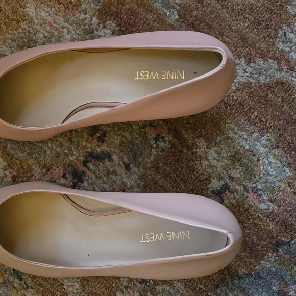 Nine West Blush Pink Kitten Heels Size 9 - Picture 3 of 4